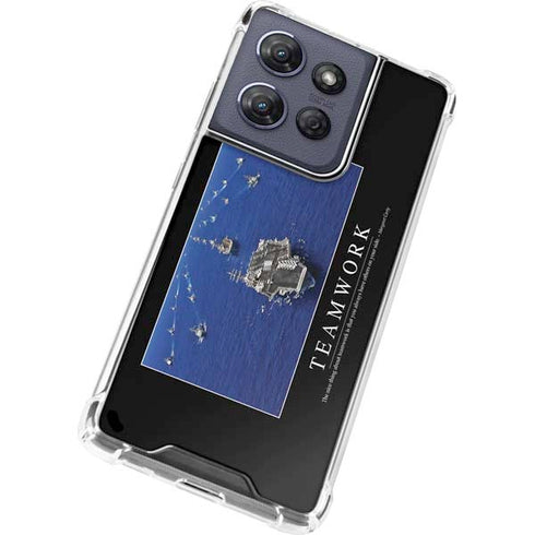 Military Inspirational Poster Moto G Play 5G (2025) Clear Case